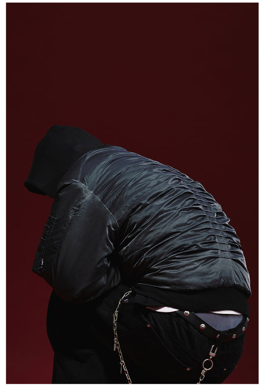 Remedy Pleated Back Design MA-1 Bomber Jacket | Face 3 Face