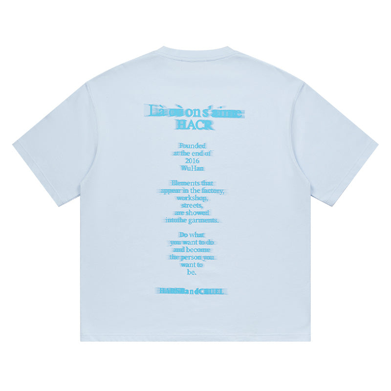 Harsh and Cruel Phantom Font French Typography Tee