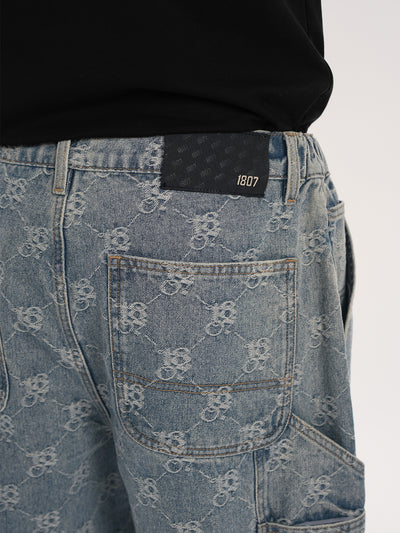 1807 Full Logo Custom Jeans | Face 3 Face