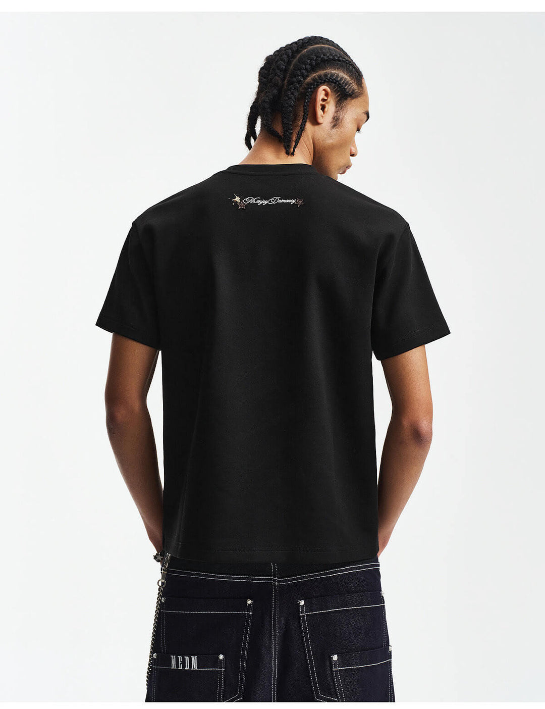 MEDM Small Leopard Logo Patch Long Sleeve Tee | Face 3 Face