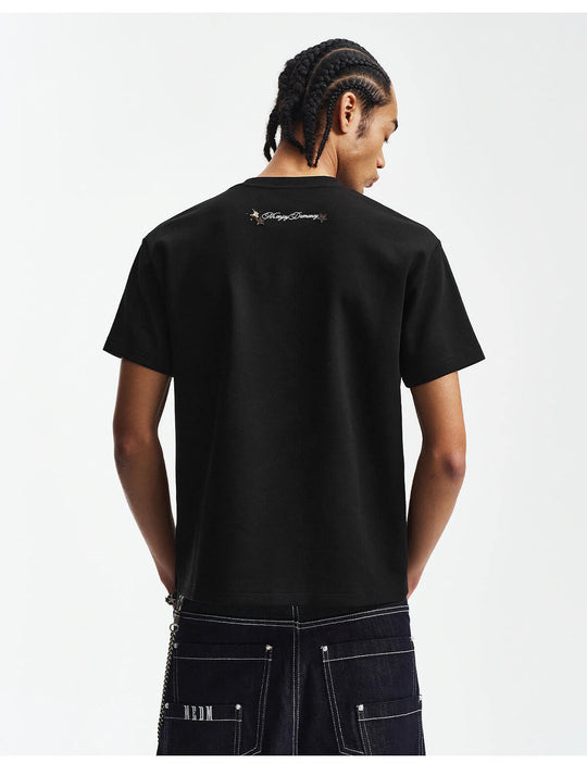 MEDM Small Leopard Logo Patch Long Sleeve Tee | Face 3 Face