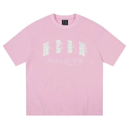 MEDM Pearl Lace Patch Embroidery Tee | Face 3 Face