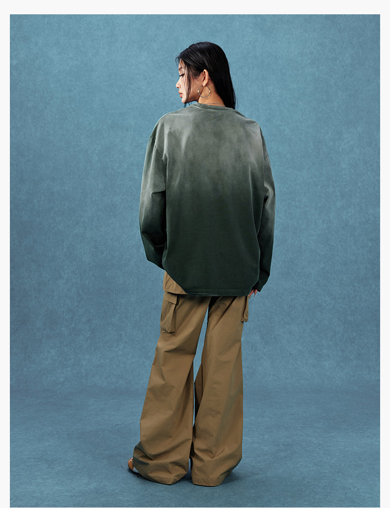 MEDM Gradient Washed Long Sleeve Tee | Face 3 Face