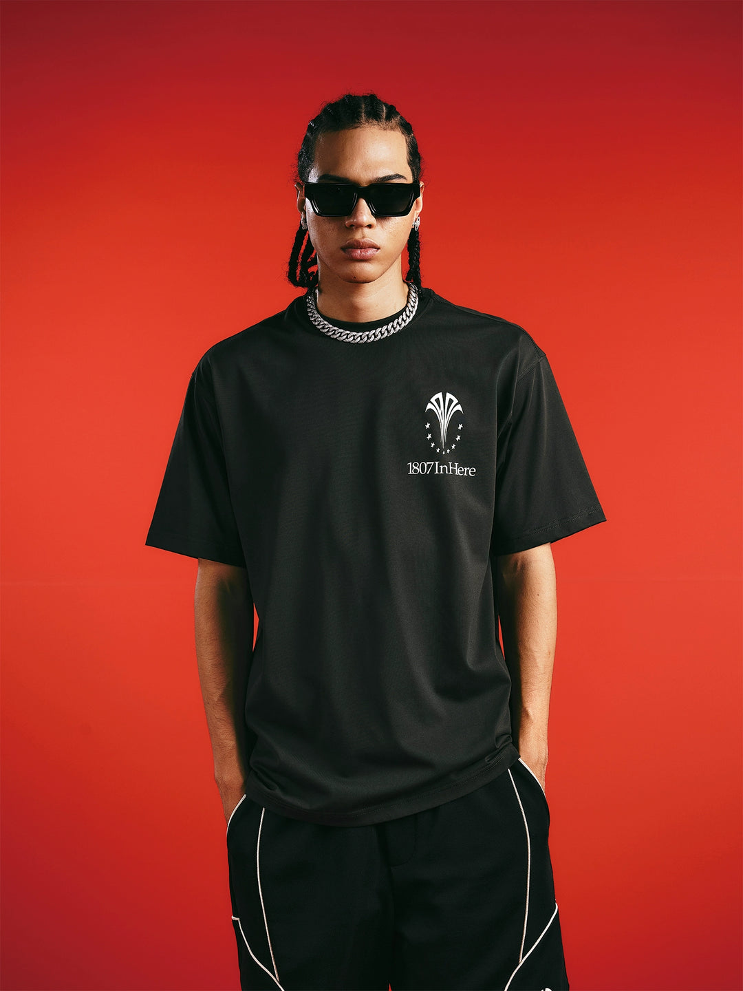 1807 In Here Logo Print Tee | Face 3 Face