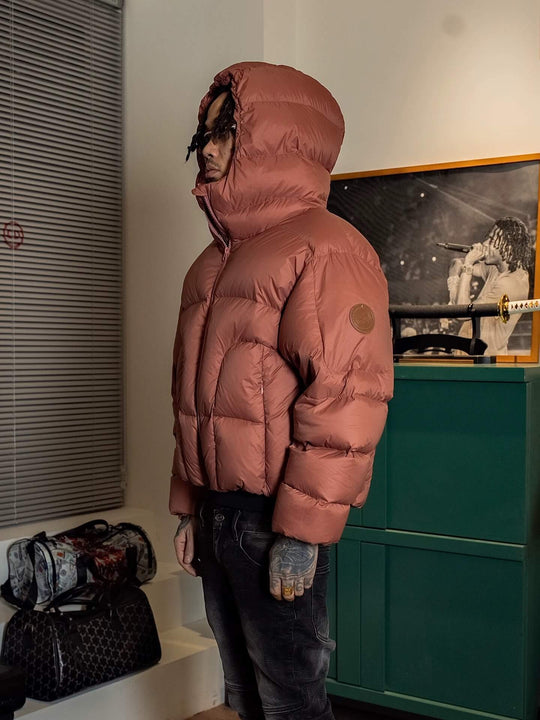 TGFCLUB Oversized Short Hooded Down Jacket | Face 3 Face