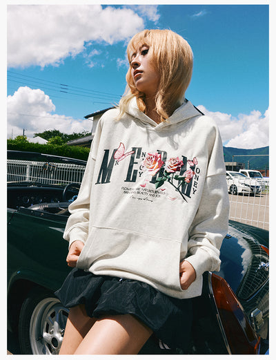 MEDM Rose Embroidered Hoodie | Face 3 Face