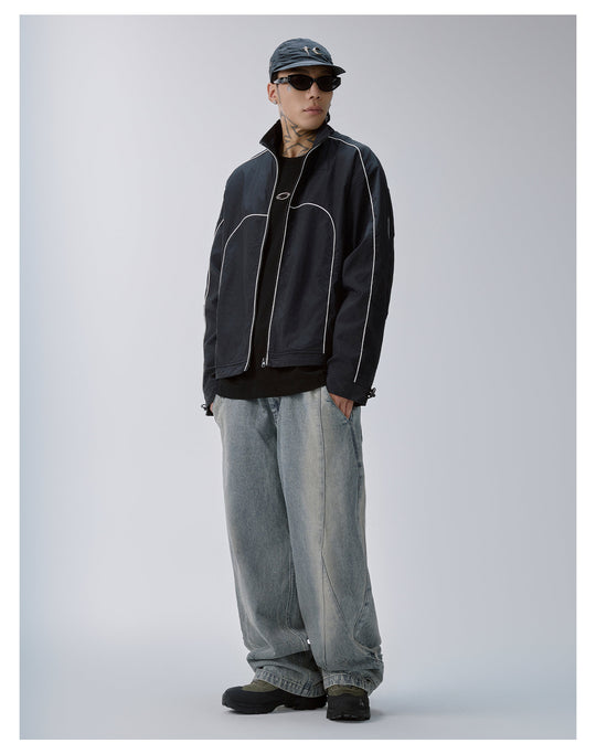 F2CE Color Block Patchwork Track Jacket | Face 3 Face