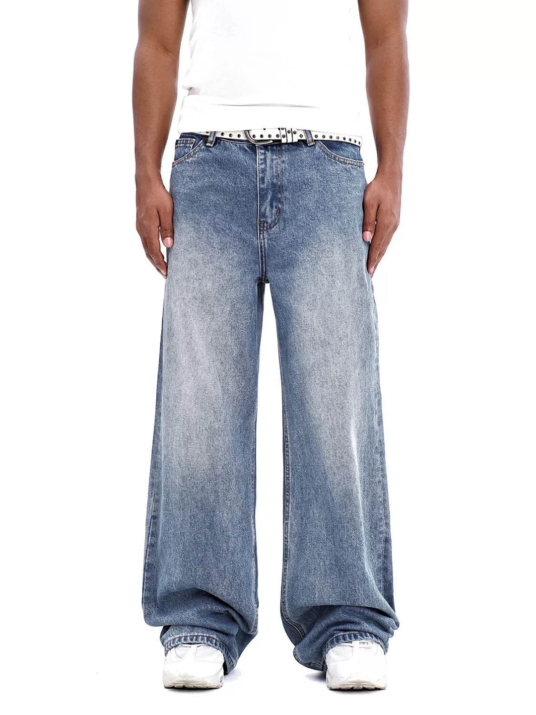 F3F Select Washed High Waisted Baggy Jeans