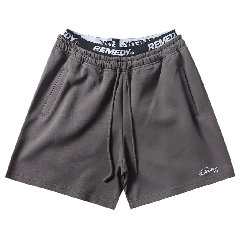 Remedy Double Waist Layer Sweat Sports Shorts | Face 3 Face