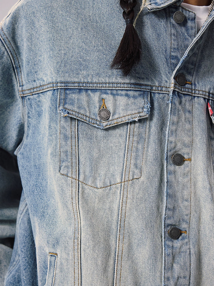 Remedy Washed Short Denim Jacket | Face 3 Face