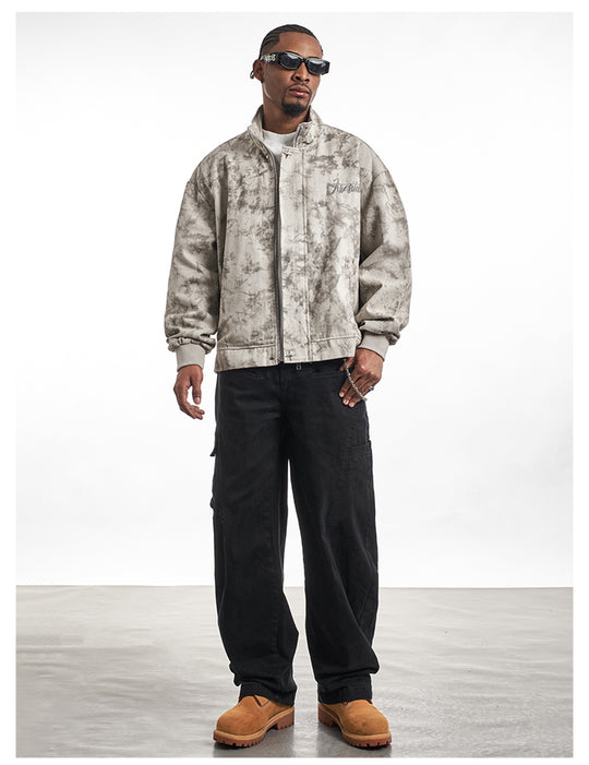 F3F Select Tie Dye Embroidered Jacket | Face 3 Face