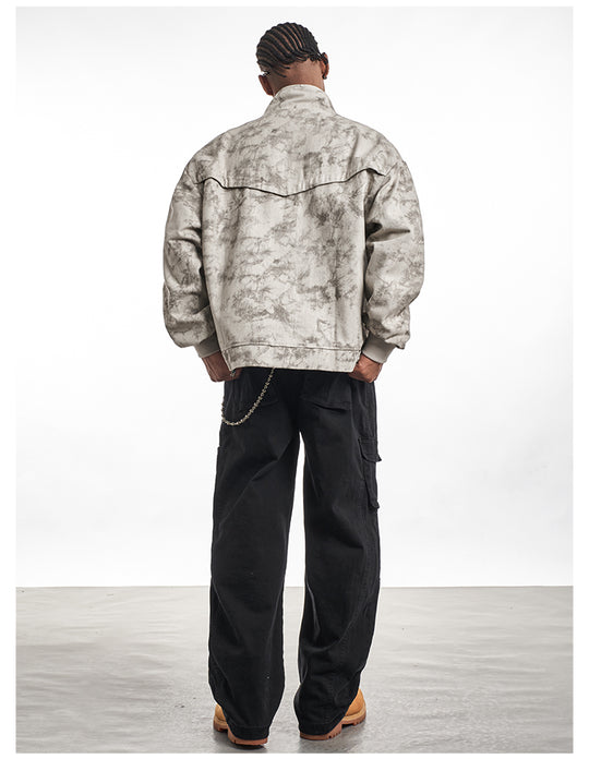 F3F Select Tie Dye Embroidered Jacket | Face 3 Face