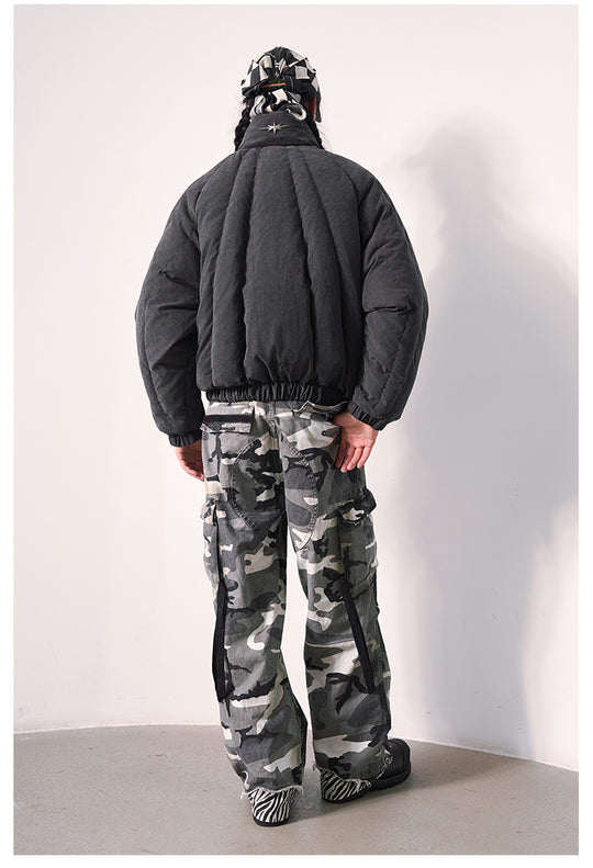 Remedy Metal Stud Down Jacket | Face 3 Face