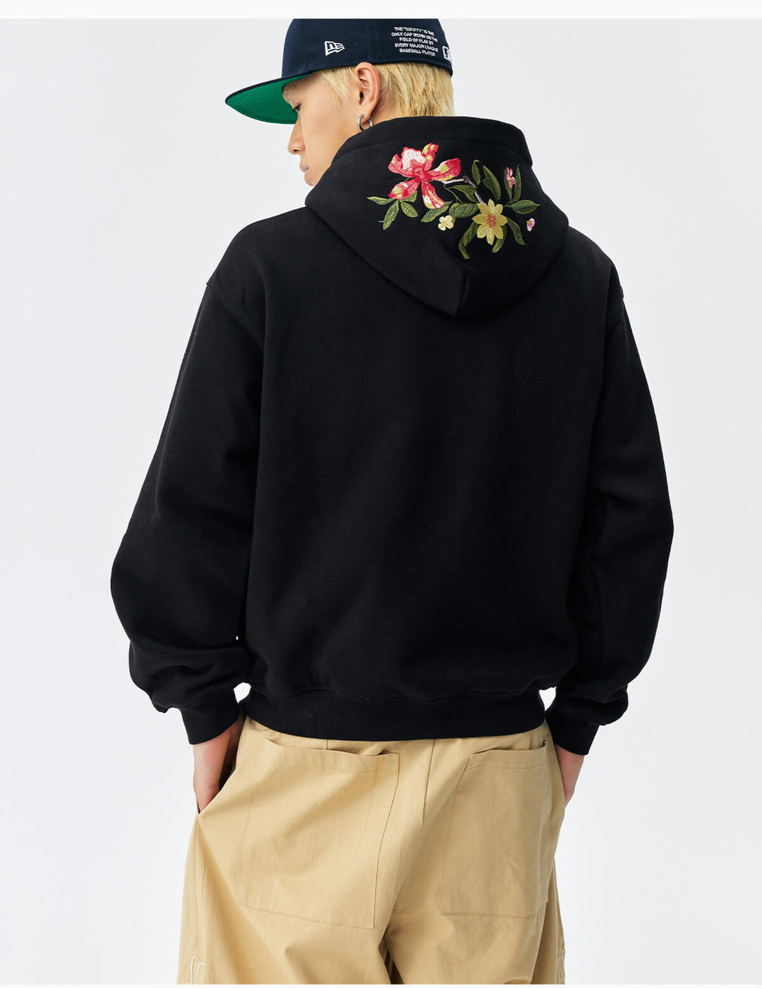 MEDM Colorful Floral Embroidered Hoodie | Face 3 Face
