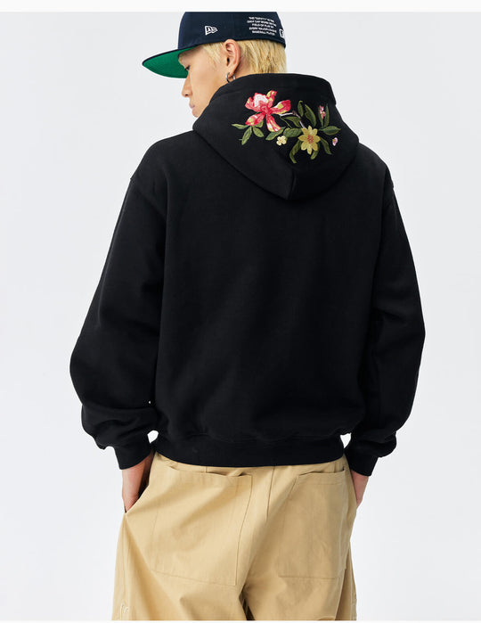 MEDM Colorful Floral Embroidered Hoodie | Face 3 Face
