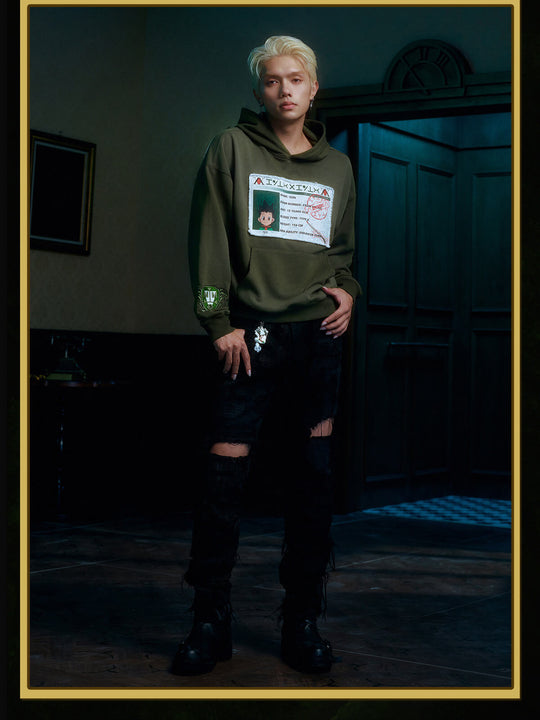 MEDM × HUNTER×HUNTER Hunter License Graphic Patch Hoodie | Face 3 Face