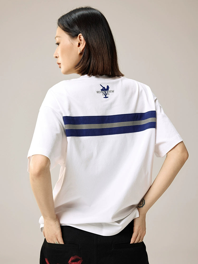 Remedy Cocktail Glass Girl Embroidered Tee | Face 3 Face