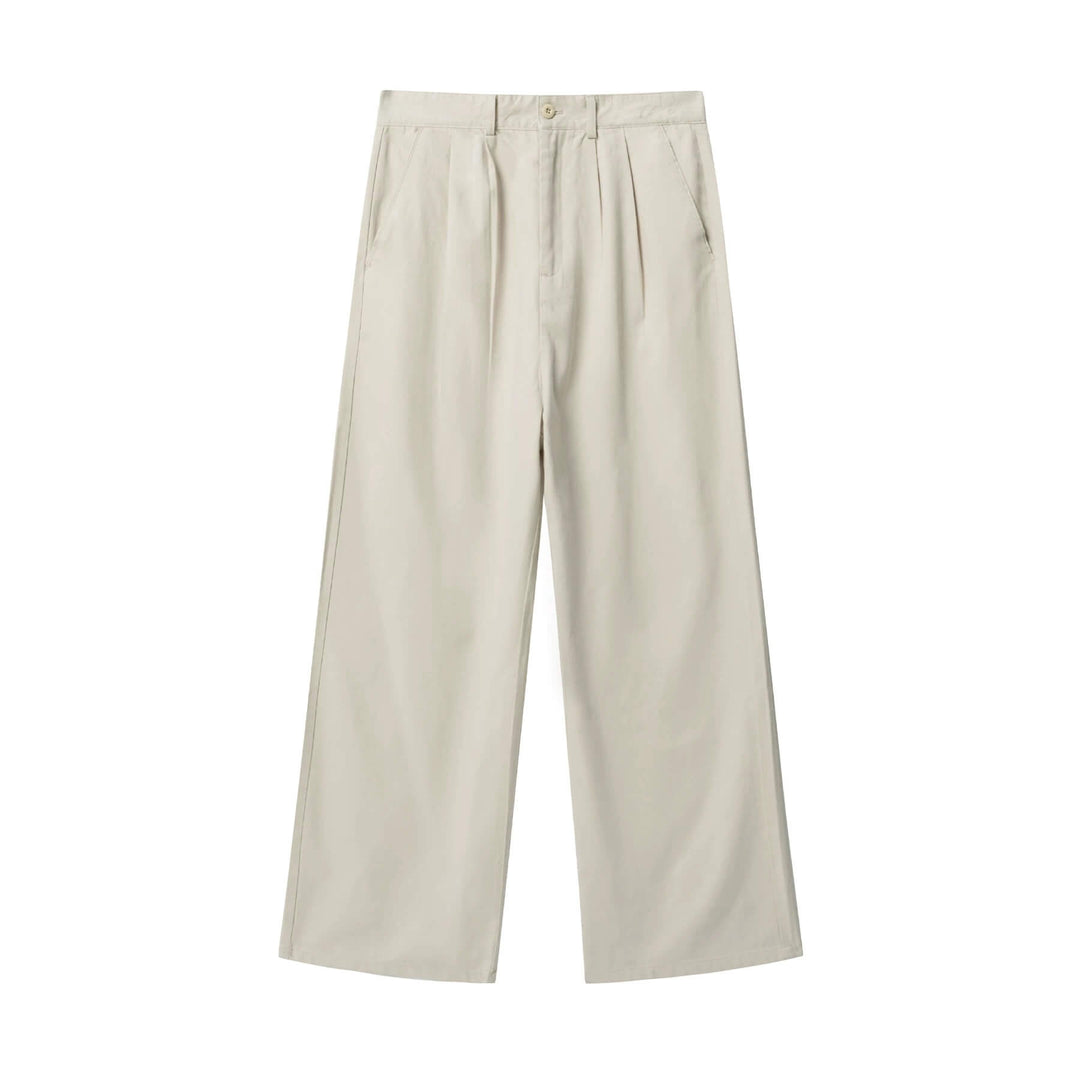 JHYQ Lyocell Double Pleated Suit Pants | Face 3 Face