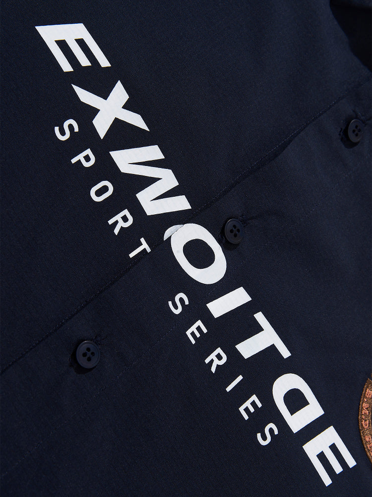 BLIND NO PLAN EXITMODE Colorblocked Sports Shirt | Face 3 Face