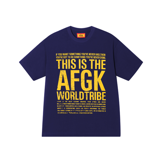 AFGK Vintage Logo Print Tee | Face 3 Face