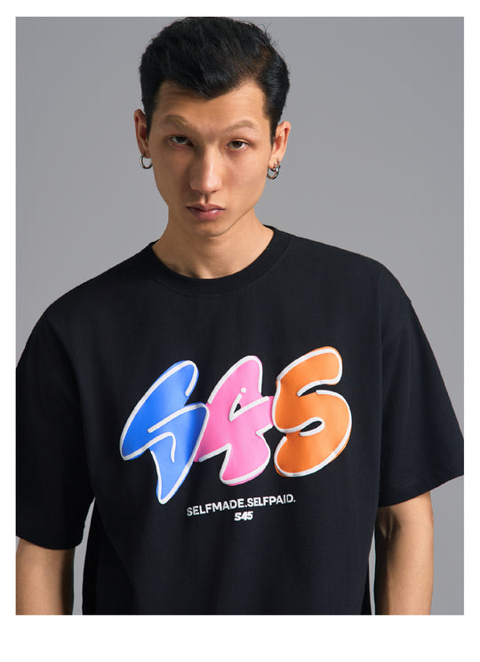 S45 Letter Graffiti Logo Tee | Face 3 Face