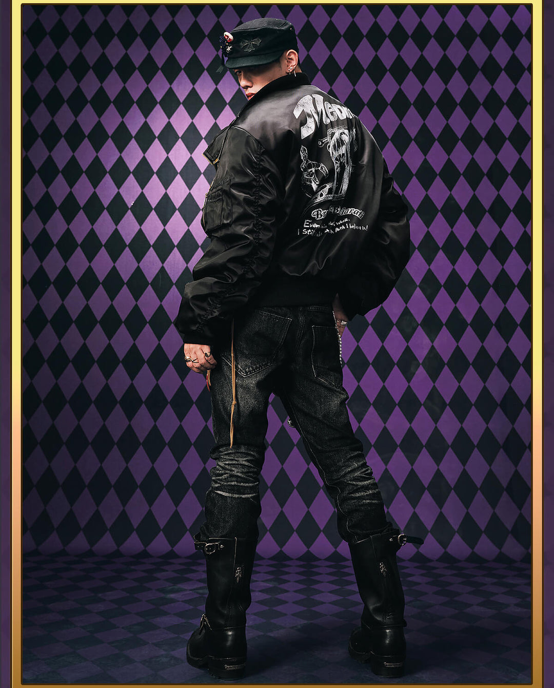 MEDM × JOJO Multi Zip Bomber Jacket | Face 3 Face