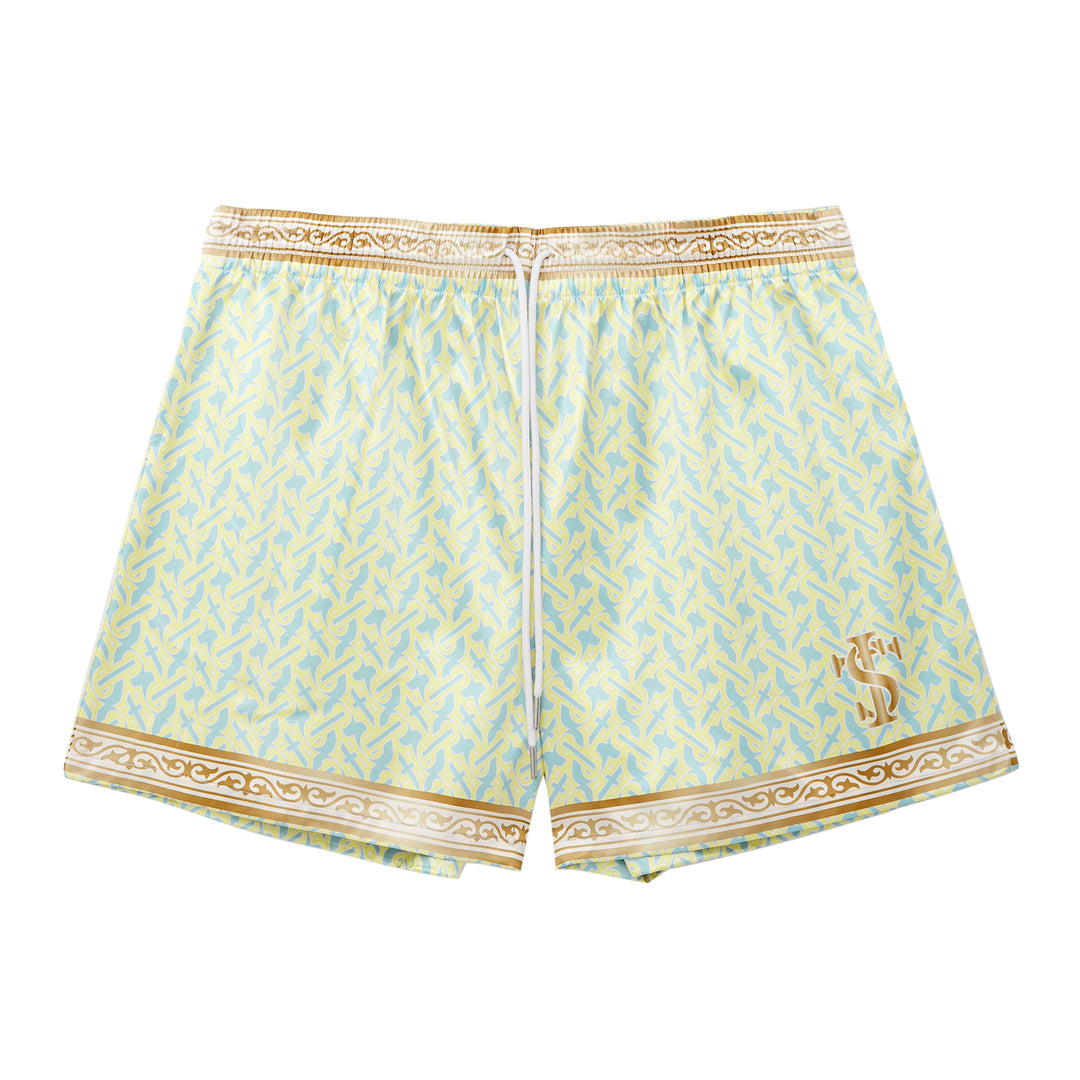 Small Town Kid 3D Digital Print Satin Cuban Shirt Set | Face 3 Face