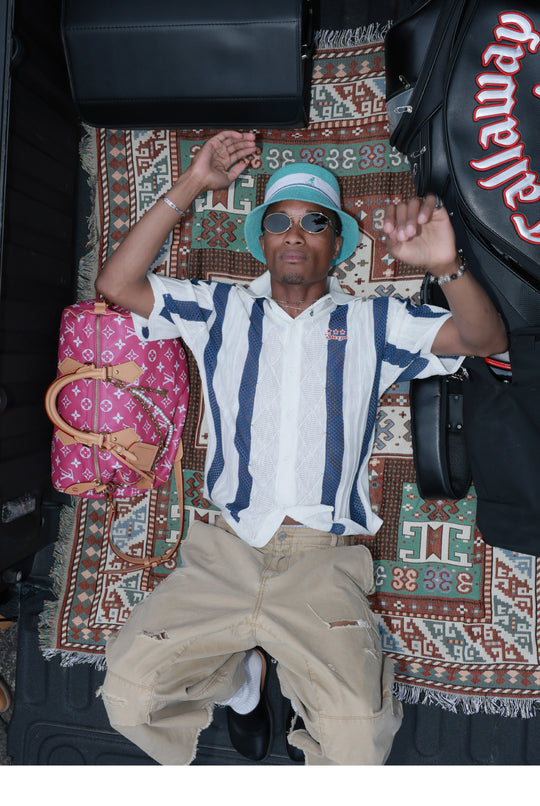 STEEPC Colorblock Knit Short Sleeve Shirt | Face 3 Face