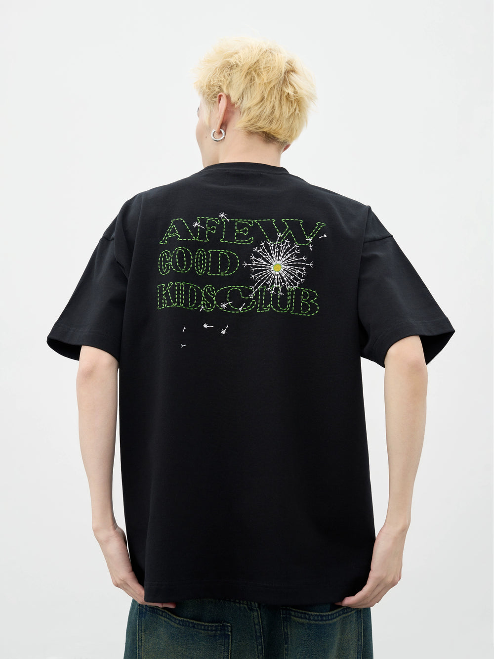 AFGK Dandelion Embroidered Tee | Face 3 Face