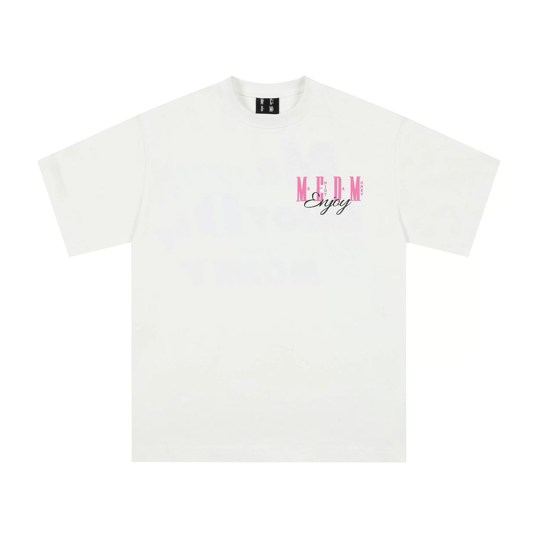 MEDM Contrast Color Logo Print Tee | Face 3 Face