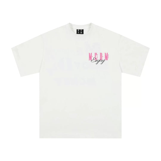 MEDM Contrast Color Logo Print Tee | Face 3 Face