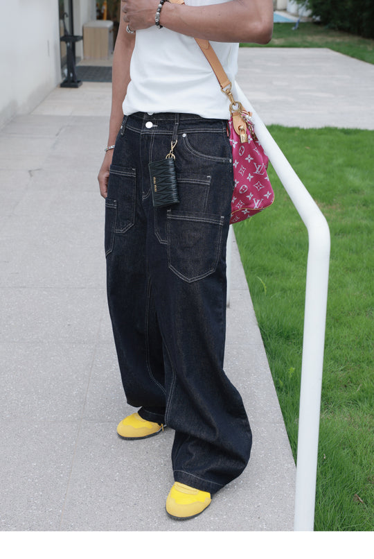 STEEPC Double Waist Structured Multi Pocket Jeans | Face 3 Face