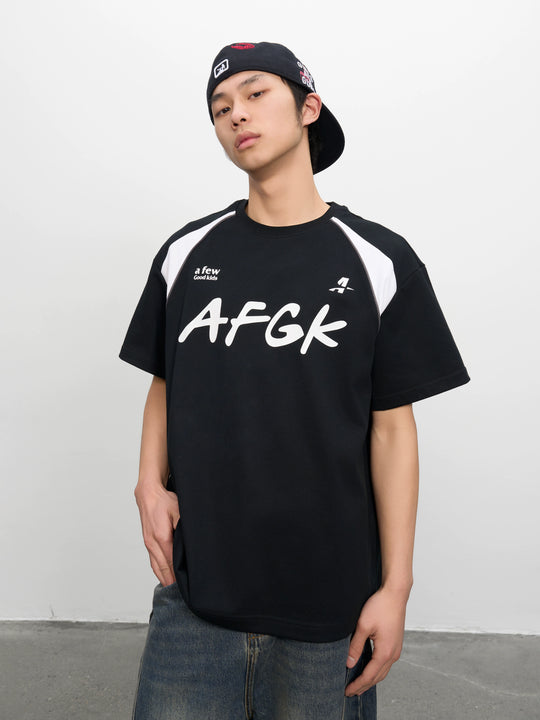 AFGK Mesh Patchwork Jersey Tee | Face 3 Face