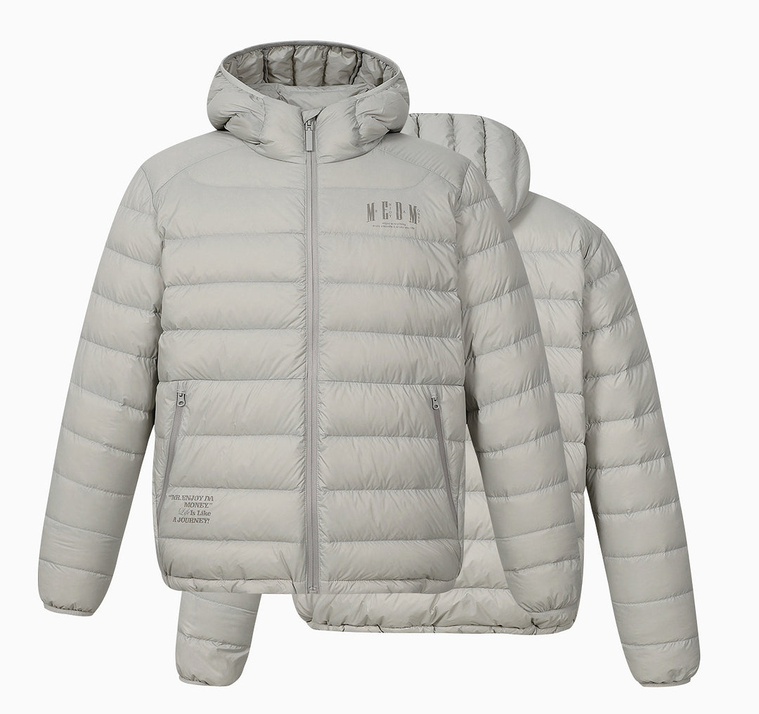 MEDM Waterproof Lightweight Hooded Down Jacket | Face 3 Face