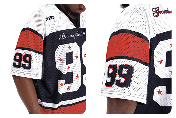 F3F Select Star 99 Numbering Color Block Mesh Short Sleeve Jersey | Face 3 Face