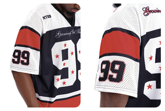 F3F Select Star 99 Numbering Color Block Mesh Short Sleeve Jersey | Face 3 Face