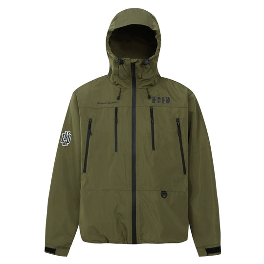 MEDM Basic Logo Embroidered Hardshell Jacket | Face 3 Face