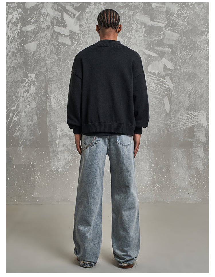 F3F Select Light Blue Drawstring Jeans | Face 3 Face