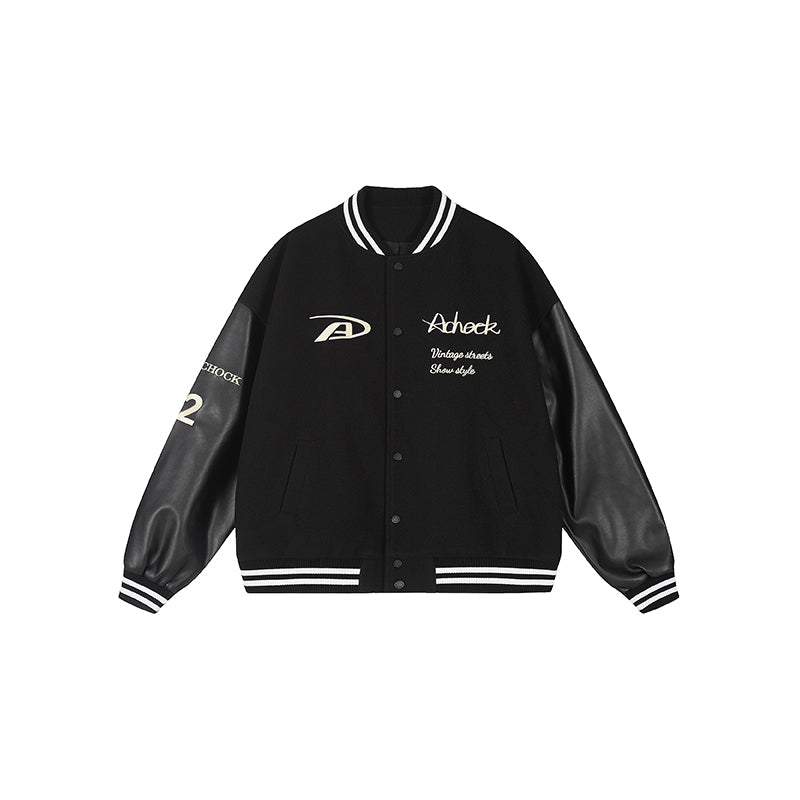 Baseball Jacket | Achock Basic Embroidery Baseball Jacket | Face 3 Face