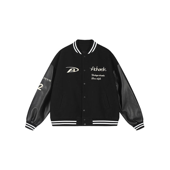Baseball Jacket | Achock Basic Embroidery Baseball Jacket | Face 3 Face