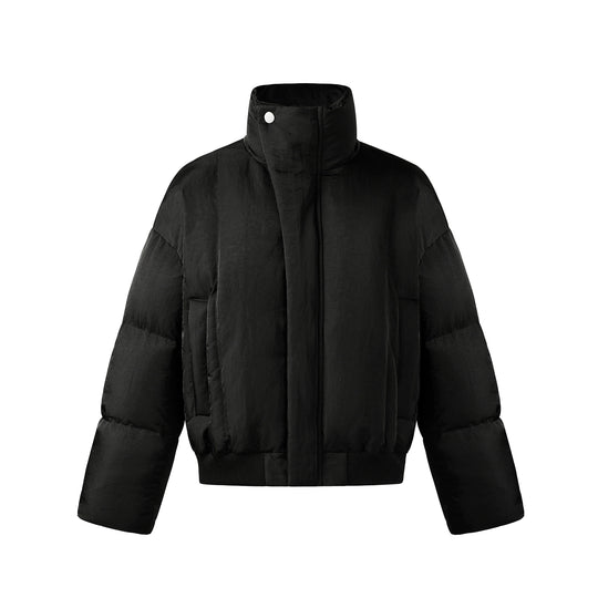 NOVACAM Stand-Up Collar Short Puffer Jacket | Face 3 Face