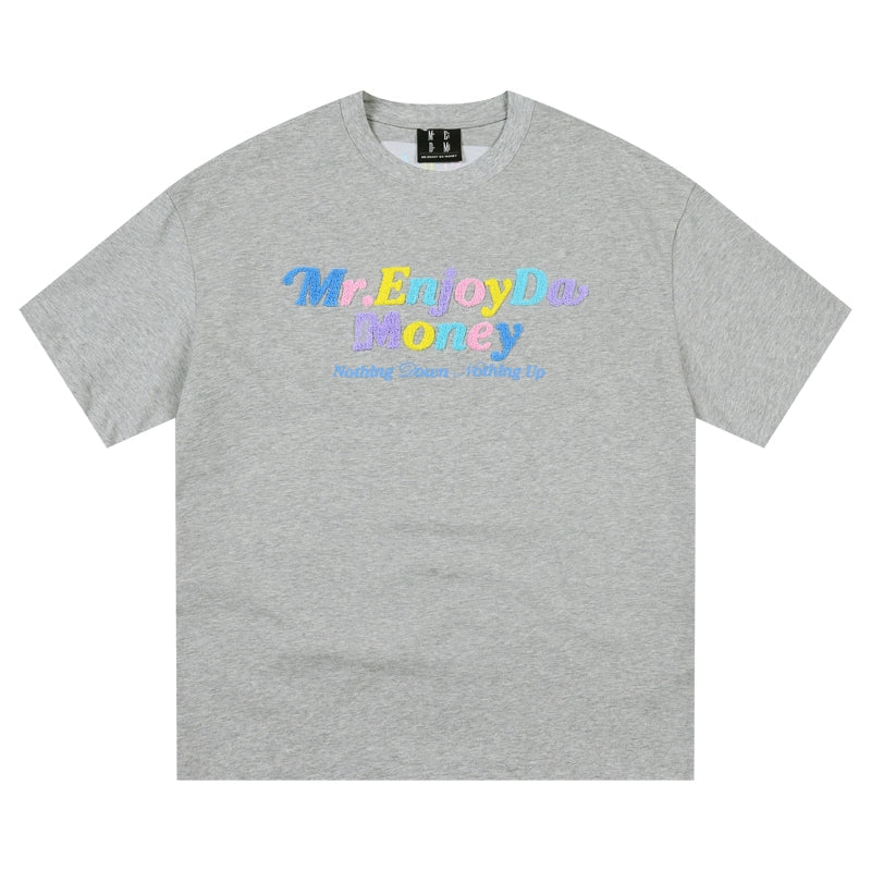 MEDM Multicolor Terry Embroidery Tee | Face 3 Face