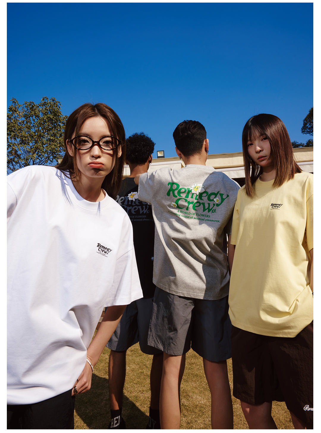 Remedy 3D Flower Logo Print Cool Touch Tee | Face 3 Face