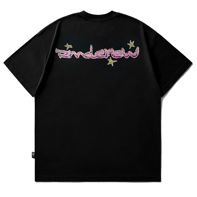 Remedy Cool Touch Cracked Star Logo Print Tee | Face 3 Face