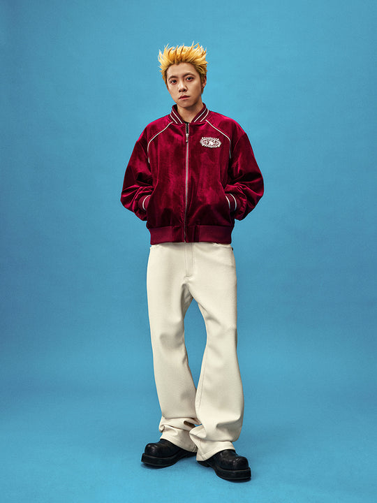 YADcrew Leather Rivet Flare Pants | Face 3 Face