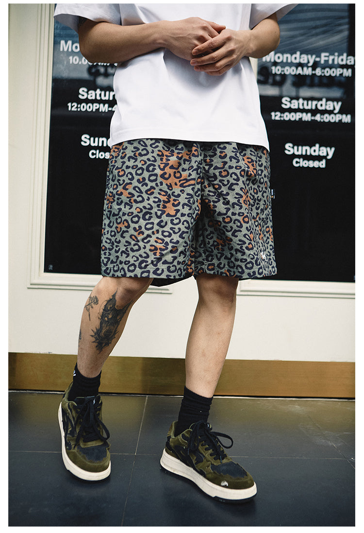 Remedy Animal Print Quick Dry Nylon Shorts | Face 3 Face