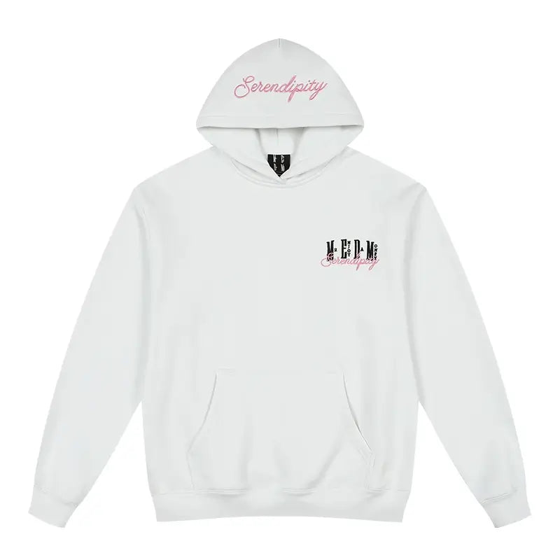 MEDM Basic One Point Embroidered Logo Oversized Hoodie | Face 3 Face