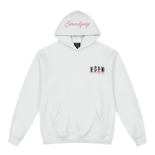 MEDM Basic One Point Embroidered Logo Oversized Hoodie | Face 3 Face