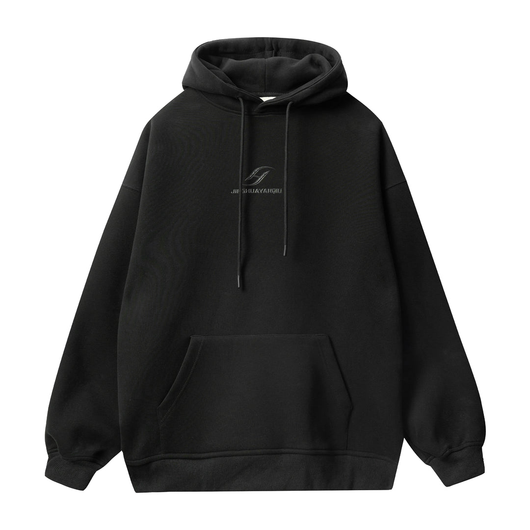 JHYQ Basic Paint Logo Printed Hoodie | Face 3 Face
