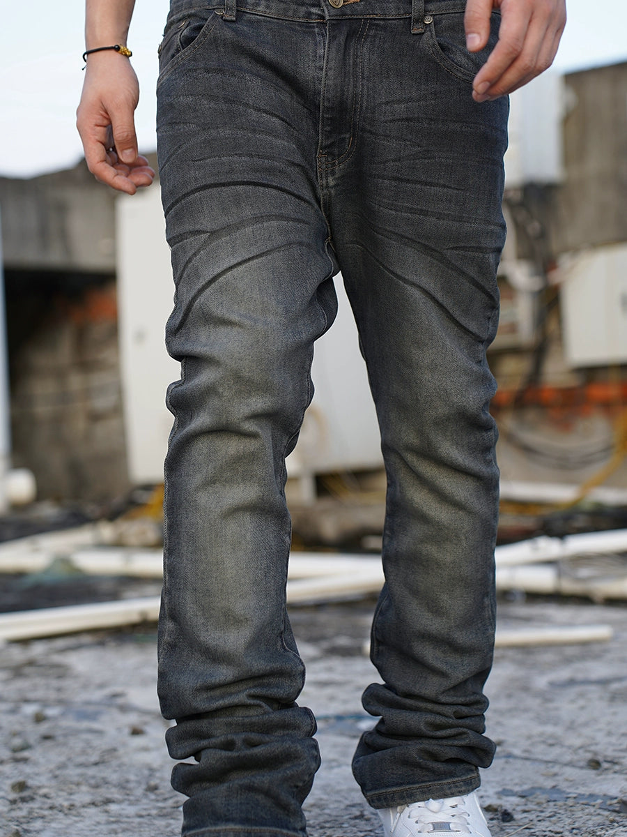 TGFCLUB 3D Pressed Washed Slim Fit Jeans | Face 3 Face